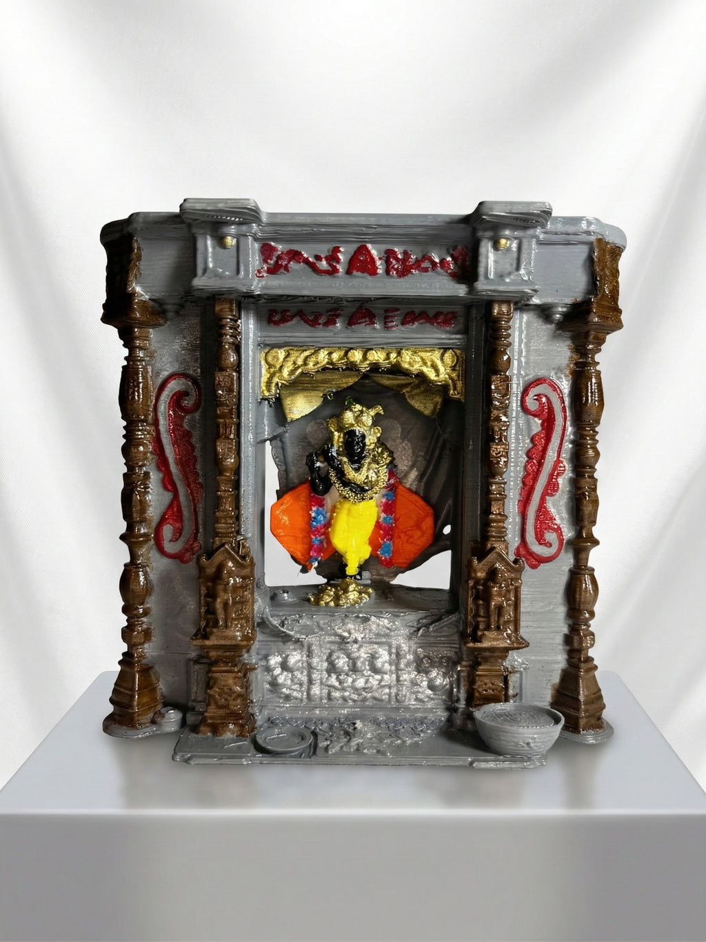 Bake Bihari–Inspired 3D Printed Mandir | Special Edition | 3Layered |3D HOME DECOR GIFTING |