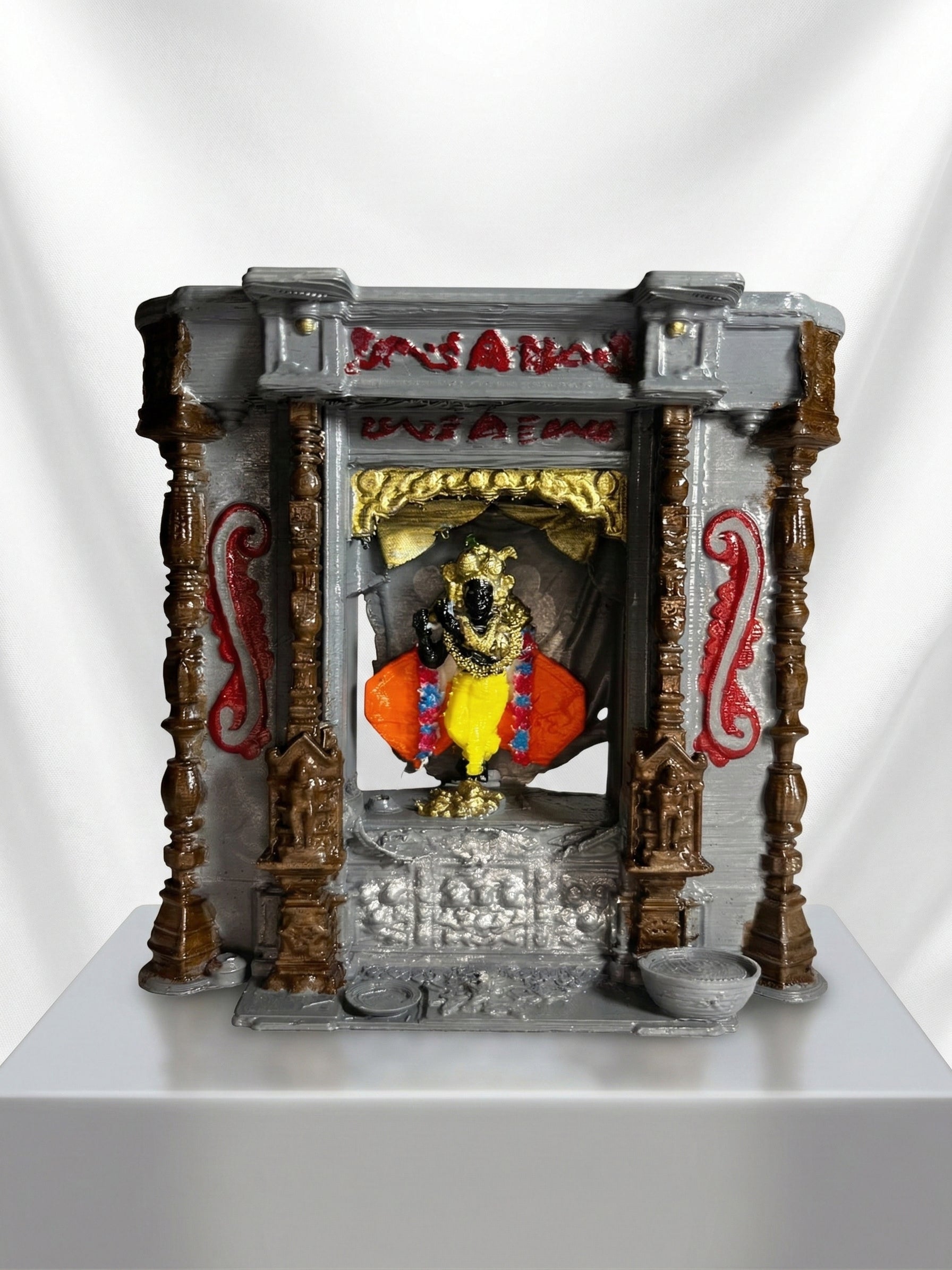Bake Bihari–Inspired 3D Printed Mandir | Special Edition | 3Layered |3D HOME DECOR GIFTING |