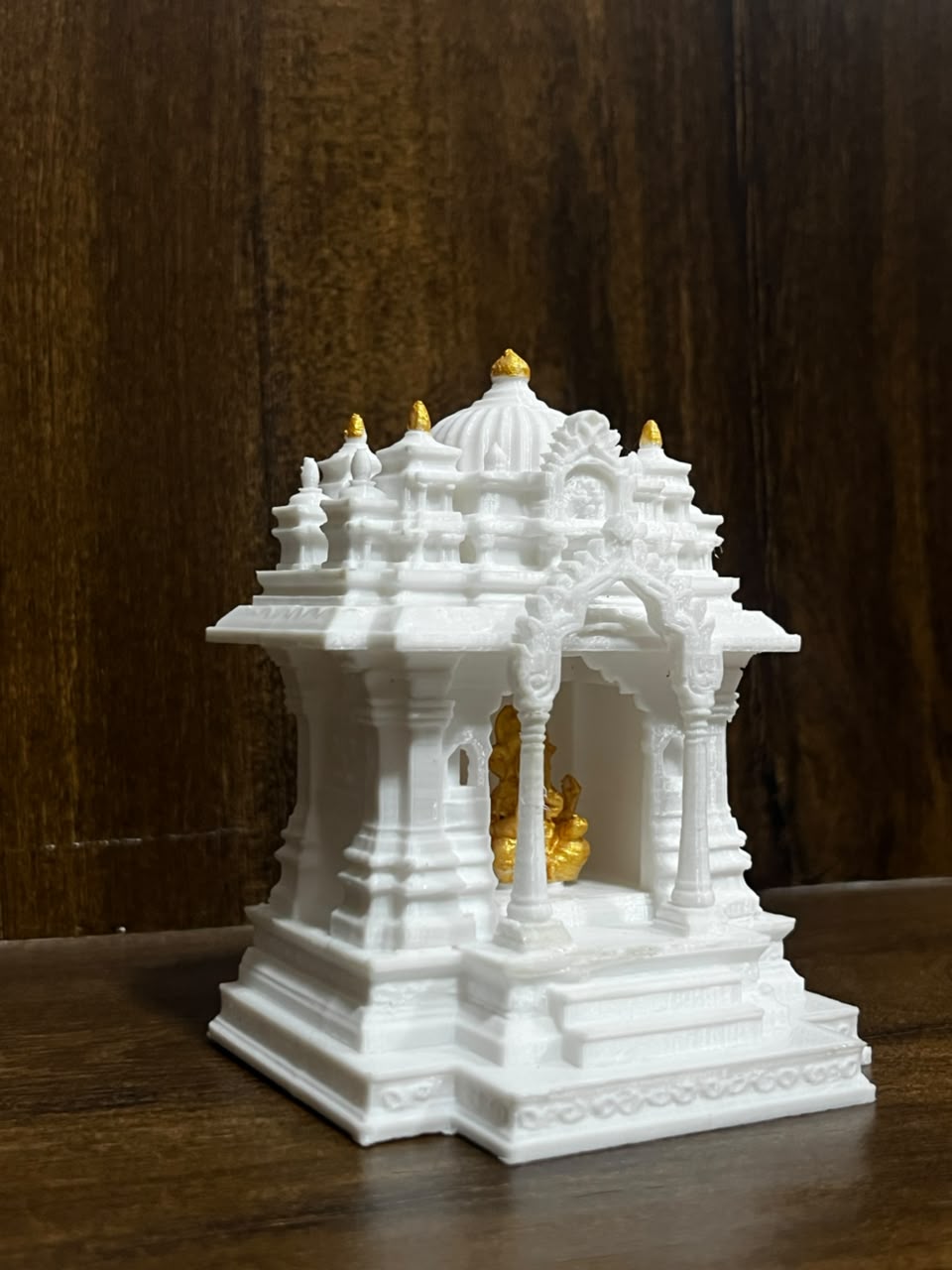 INDIAN TEMPLE CAR DASHBOARD | MINI MANDIR BY 3LAYERED | Premium Spiritual Decor