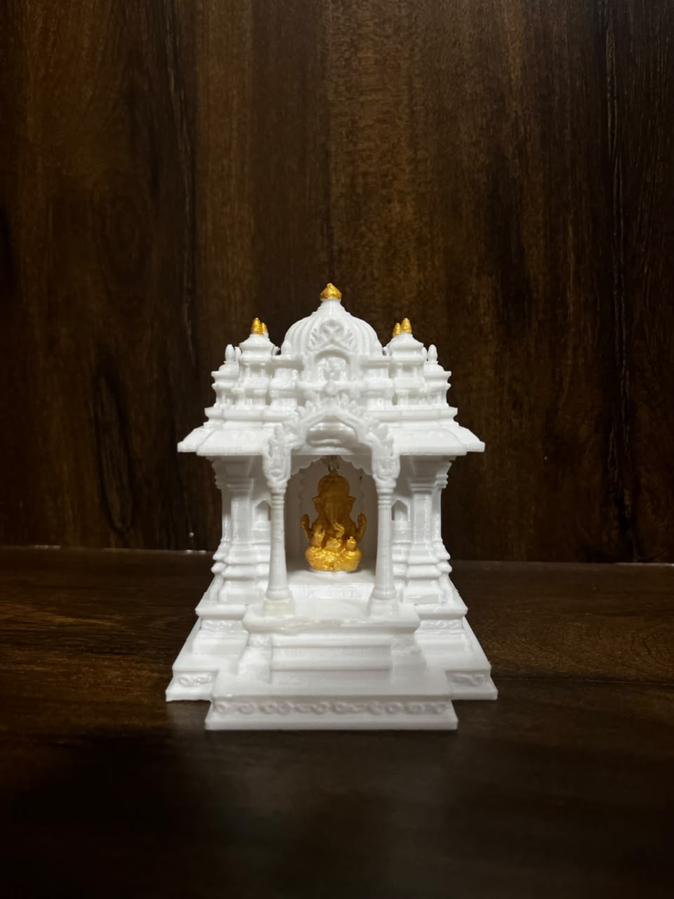 INDIAN TEMPLE CAR DASHBOARD | MINI MANDIR BY 3LAYERED | Premium Spiritual Decor
