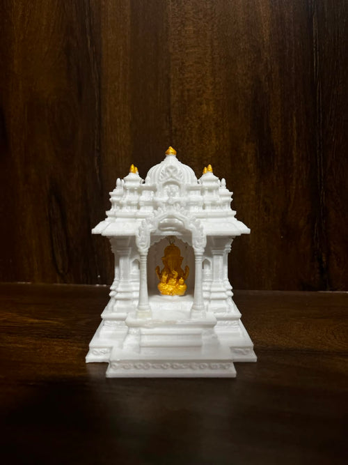 INDIAN TEMPLE CAR DASHBOARD | MINI MANDIR BY 3LAYERED | Premium Spiritual Decor