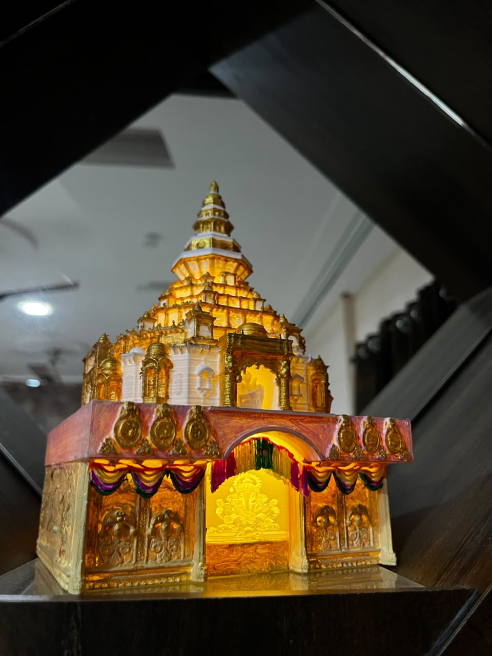 Ganesh Idol Temple
Ganpati Home Decor
Ganesh Chaturthi Decor
Luxury Ganpati Mandir
Temple Replica
Ganpati Gift
Hindu Temple Decor
Premium Mandir